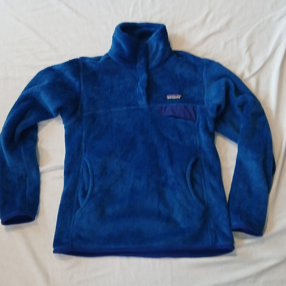 Sz.S Womens Patagonia Re Tool T Half Button Fleece Pullover